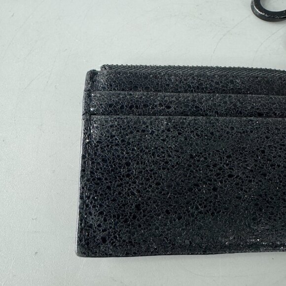 VICTORIA SECRET METALLIC CRACKLE HEART KEYCHAIN CARD CASE - Picture 8 of 14